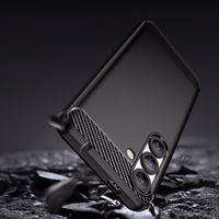 Carbon viedtālruņa apvalks iPhone 16e - melns