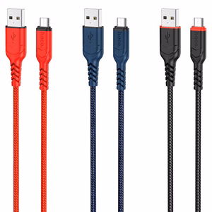 Cable USB A to Micro USB Hoco 2,4A 3 m X59 black