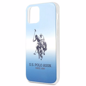 US Polo Assn. Gradient Pattern Collection vāciņš ierīcei iPhone 12 mini, zils
