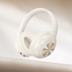 HOCO bezvadu austiņas bluetooth ANC W54 pienbalts