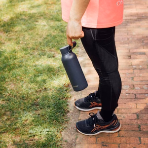 Quokka Solid With Strap nerūsējošā tērauda termopudele, 510 ml, Slate