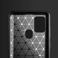 Karbonālais apvalks (m) SAMSUNG A21S - melns (m)