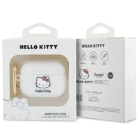 Hello Kitty silikona 3D Kitty galvas apvalks AirPods Pro 2 (2022/2023) - balts