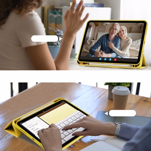 Tech-Protect SC Pen viedtālruņa apvalks iPad 10.9" 2022 - dzeltens