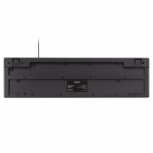 Savio KB-01 tastatūra mājai/birojam USB QWERTY US English melna