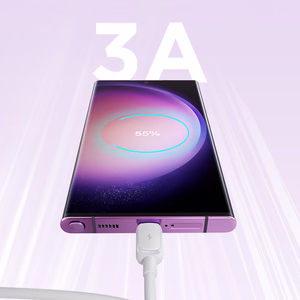 Joyroom Multi-Color Series A14 USB-A / USB-C 3A Cable 1.2m - White