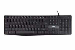 iBOX Eris USB tastatūra, Melns