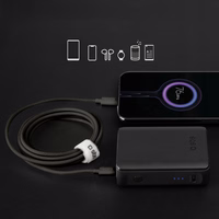 SBS TECABLETISSUETCK USB-C - USB-C 1,5 m 60W pīts kabelis - melns