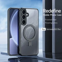 DUX DUCIS AIMO MAG viedtālruņa apvalks saderīgs ar MagSafe SAMSUNG S25 Plus melns