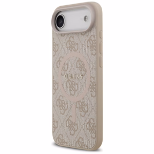 Guess 4G Ring Classic Logo MagSafe futrālis iPhone 17 Air - Rozā krāsā