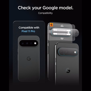 Spigen Optik Pro HD 2 rūdīta stikla kameru objektīvu aizsargu komplekts modelim Google Pixel 11 Pro