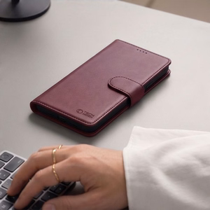 Tech-Protect Wallet MagSafe maciņš modelim iPhone 17 Pro Max / 18 Pro Max – bordo