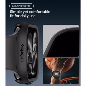 Spigen Thin Fit vāciņš modelim Apple Watch 46 mm – melns