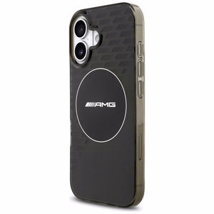 AMG Nauble Layer caurspīdīgs dūmakains MagSafe apvalks iPhone 17 - melns