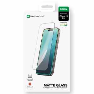 AmazingThing Radix Matte Glass закалённое стекло для iPhone 16 Pro