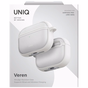 Uniq Veren korpuss AirPods Pro 3 - Balts