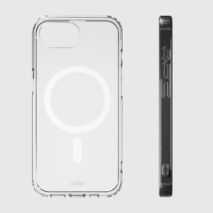 SBS Cover Light Mag aizsargājošs maciņš iPhone 16e / 17e saderīgs with MagSafe - caurspīdīgs