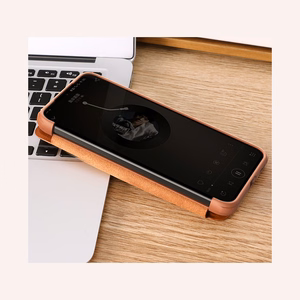 Чехол-книжка Nillkin Qin Leather Pro для Samsung Galaxy S22+ (S22 Plus) с защитой камеры коричневый
