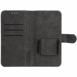 COMMON universāls grāmatas tipa viedtālruņa apvalks (IZMĒRS S) Iphone 12/13/Samsung S6/A5 2016/Xcover 4/S22/Huawei P8 2017, brūns