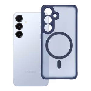 FULL MATTE MAG COVER viedtālruņa apvalks saderīgs ar MagSafe Samsung S25 zila