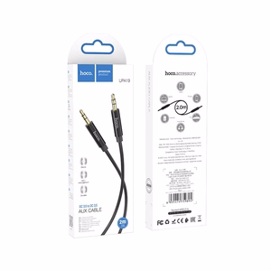 AUX kabelis Jack 3,5 mm uz Jack 3,5 mm Hoco 2 m UPA19 melns