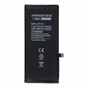 AmpSentrix Basic baterija iPhone 11 (lielas ietilpības 3550 mAh)