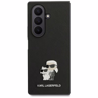 KARL LAGERFELD viedtālruņa apvalks SAMSUNG Z Fold7 KLHCZFD7SAPKCNPK (Saffiano KC PIN) melns