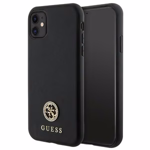Чехол Guess Strass Metal Logo для iPhone 11 / Xr 6.1" - чёрный