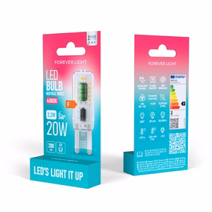 Forever Light LED Bulb G9 2.2W 200lm 4000K class F