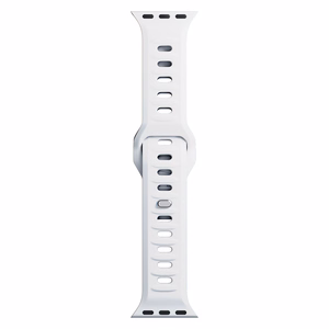 3mk silikona siksniņa Apple Watch, 38/40/41/42 mm, balts, mazais izmērs