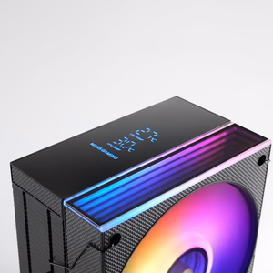 Mars Gaming MCPU-LCD procesora gaisa dzesētājs 12 cm melns 1 gab.