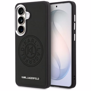 Karl Lagerfeld maciņš Perforated KL MagSafe Samsung Galaxy S26 melns