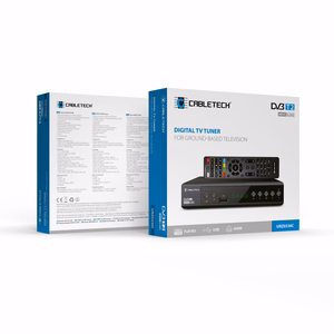Cabletech URZ0336C – DVB-T2 H.265/HEVC digitālās virszemes televīzijas uztvērējs