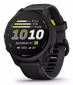 Garmin Forerunner 70 3.05 cm (1.2") AMOLED 43 mm digitāls 390 x 390 pikseļi skārienekrāns melns GPS (satelīts)