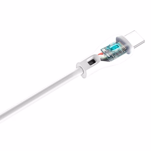 Dudao kabelis USB Type C 2.1A 1m balts (L4T 1m balts)