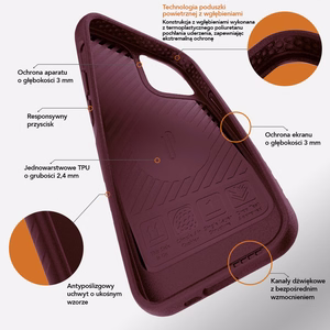 Ugly Rubber L viedtālruņa apvalks iPhone 15 Plus 6,7" melns