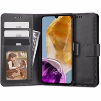 Tech-Protect Wallet viedtālruņa apvalks Samsung Galaxy M15 5G - melns