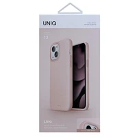 Uniq Lino viedtālruņa apvalks iPhone 13 - rozā
