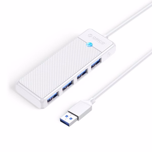 Orico PAPW4A-U3 USB Hub 4-port 4x USB-A 3.0 0.15 m - white