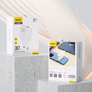 Lādētājs Dudao A30EU balts 30W (1xPD / 1xQC3.0)