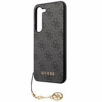Guess 4G Charms Collection viedtālruņa apvalks Samsung Galaxy A35 - melns