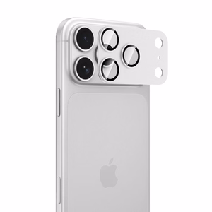 Tech-Protect Camfull Fit+ rūdīta stikla kameras aizsargs modelim iPhone 18 Pro – sudraba krāsā