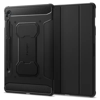Spigen Rugged Armor Pro maciņš Samsung Galaxy Tab S9 FE 10.9 X510 / X516B - melns