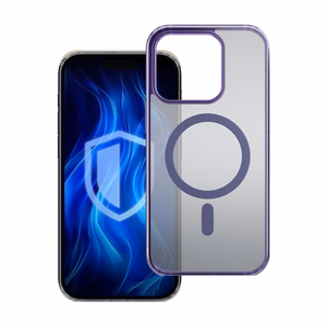 3mk Frosty MagApvalks Violets Apvalks Apple iPhone 15 Pro - violeta