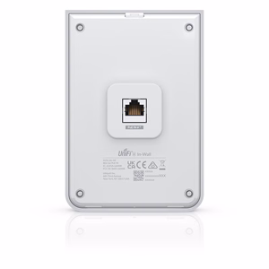 Ubiquiti Unifi 6 In-Wall 4800 Mbit/s balts Power over Ethernet (PoE)