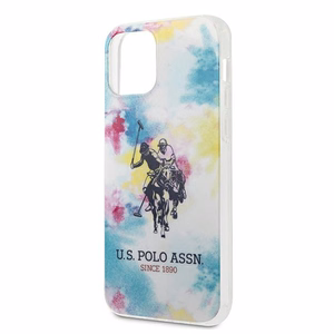 US Polo USHCP12MPCUSML Tie & Dye Collection vāciņš ierīcei iPhone 12 / 12 Pro 6.1", daudzkrāsains