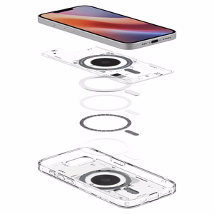 Spigen Ultra Hybrid Magnētiskais viedtālruņa apvalks iPhone 16e Neo One - caurspīdīgs
