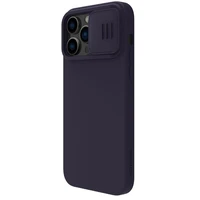 Futrālis Nillkin CamShield Silky Magnetic Silicone Apple iPhone 14 Plus tumši violets