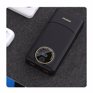 Portatīvais lādētājs Dudao K12Pro 22.5W PD 20000mAh USB-A, USB-C - melna