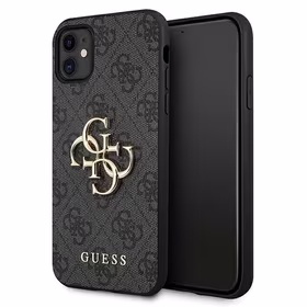Guess GUHCN614GMGGR iPhone 11 6,1"/ Xr pelēks/pelēks hardcase 4G Big Metal Logo